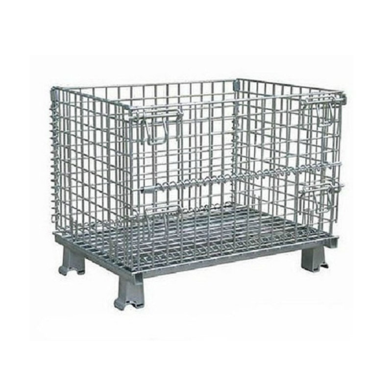 Folding storage cage